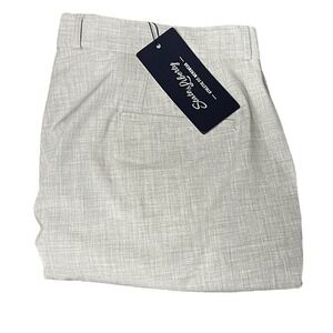 State & Liberty Men's Athletic Fit Stretch Suit Pants Light Grey Size 42